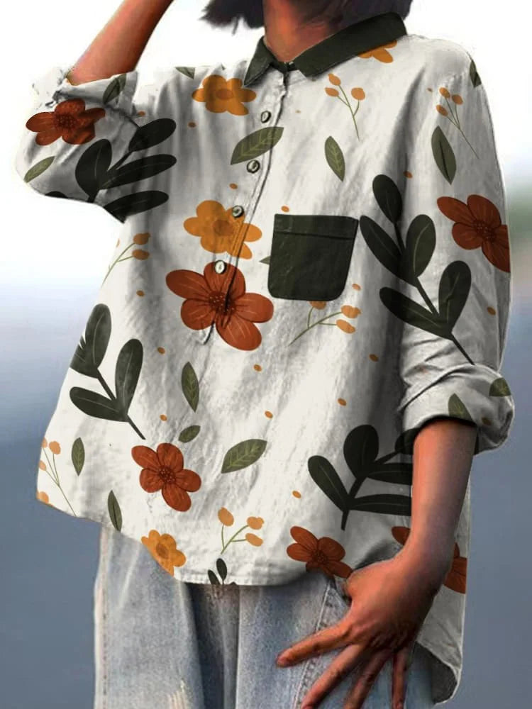 Ava | Plant Art Shirt
