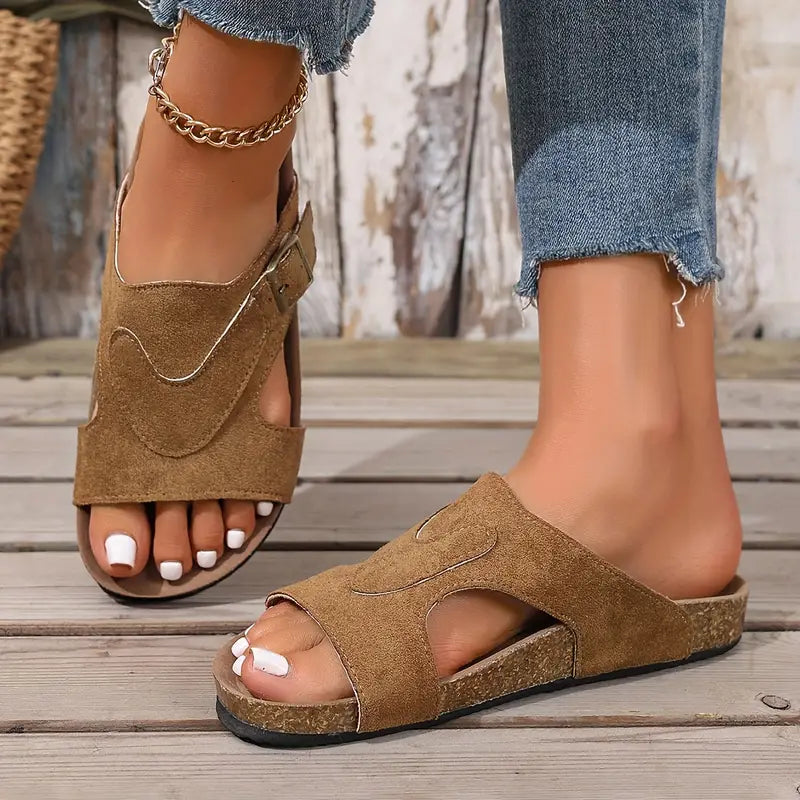 Liva™ - Casual leather orthopedic sandals