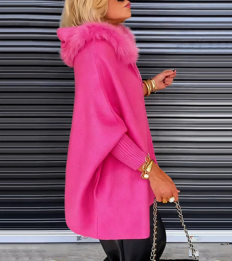 ARABELLE™ | Casual Hooded Coat with Fur Collar 8