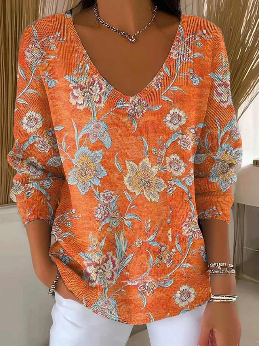 Beatrice™ | Comfortable V-Neck Pullover Sweater