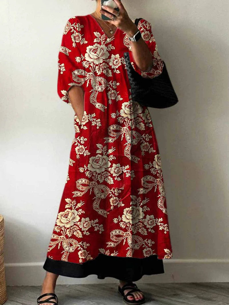 Bella™ | Effortless Summer Floral Print Dress