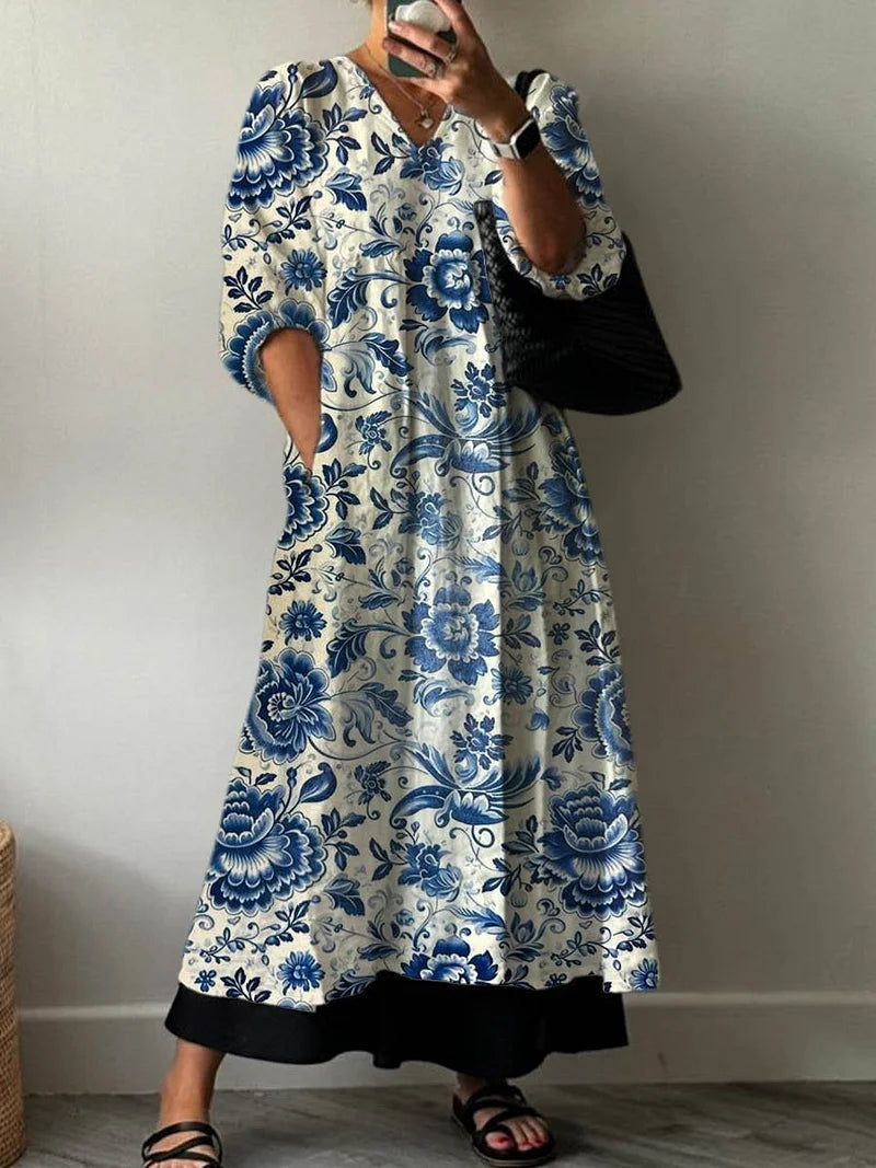 Bella™ | Elegant Floral Print Sundress for Women