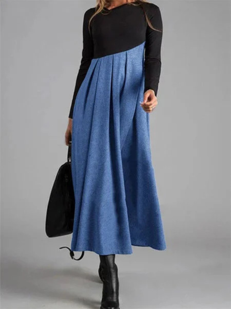 Bianca | Two-Tone Maxi Dress