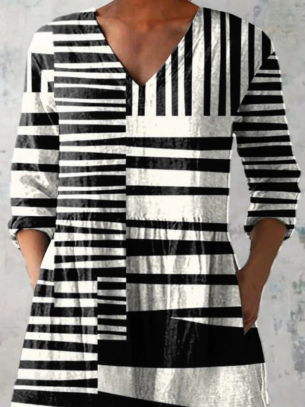 Capri | Long V-Neck Shirt