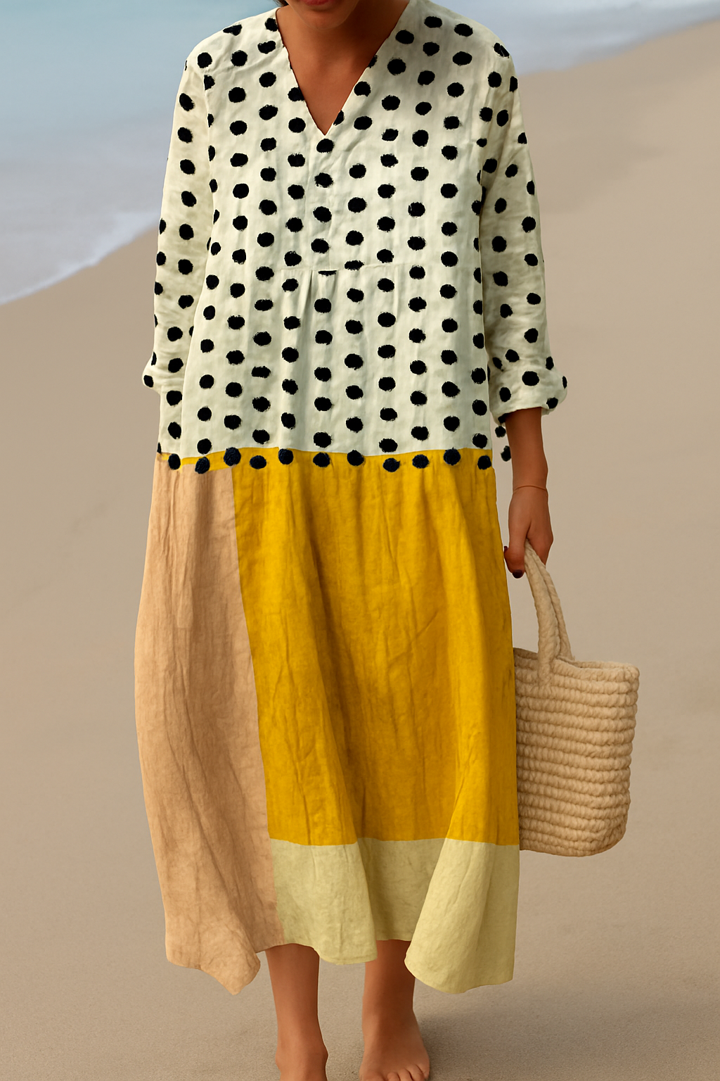 Chelsea™ | Artistic Summer Maxi Dress for Women