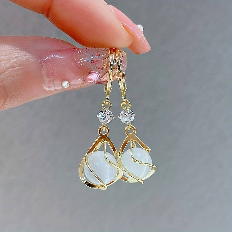 Cheyenne™ | Elegant Opal Earrings