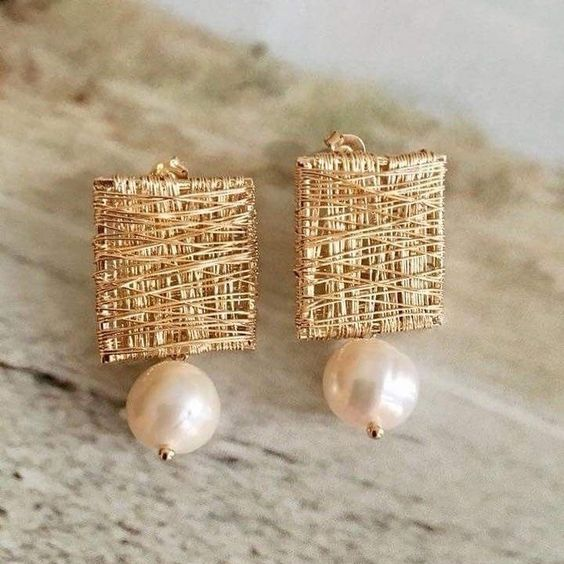Ella™ | Elegant Pearl Thread Earrings