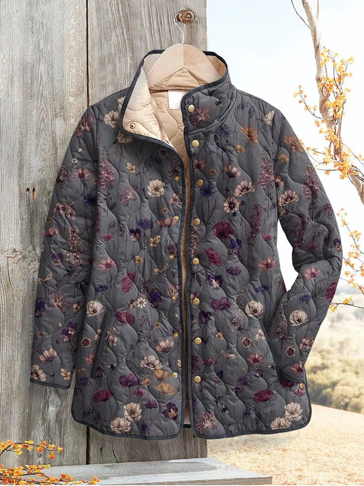 Emily™ | Cozy Floral Print Jacket