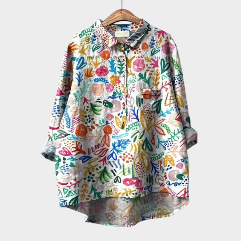Fallon™ | Elegant Floral Blouse for Women