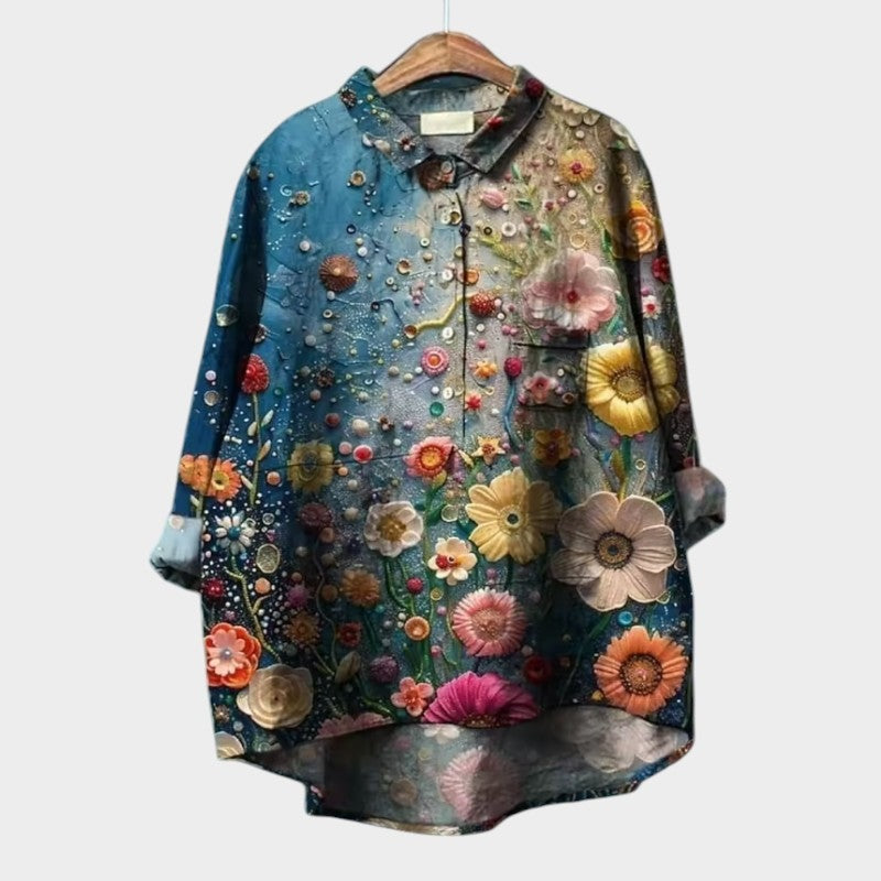 Fallon™ | Elegant Floral Blouse for Women