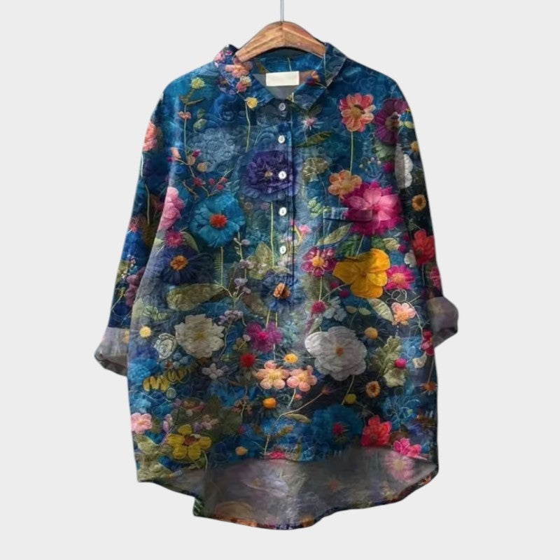 Fallon™ | Elegant Floral Blouse for Women