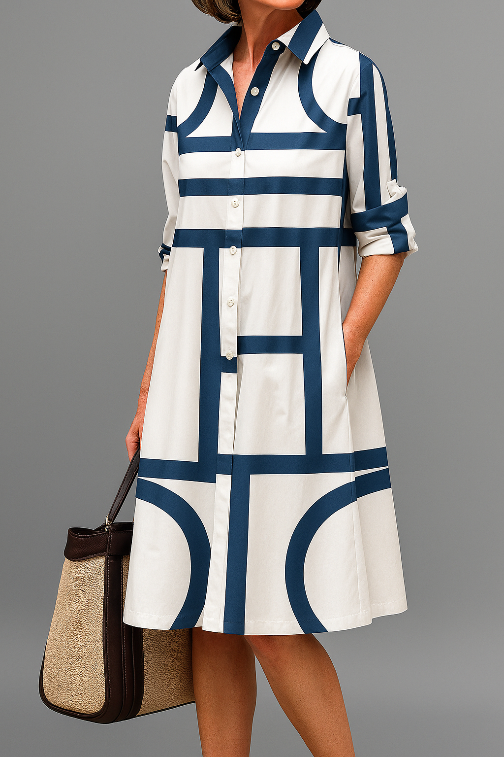 Julia™ | Effortless Elegance Midi Dress