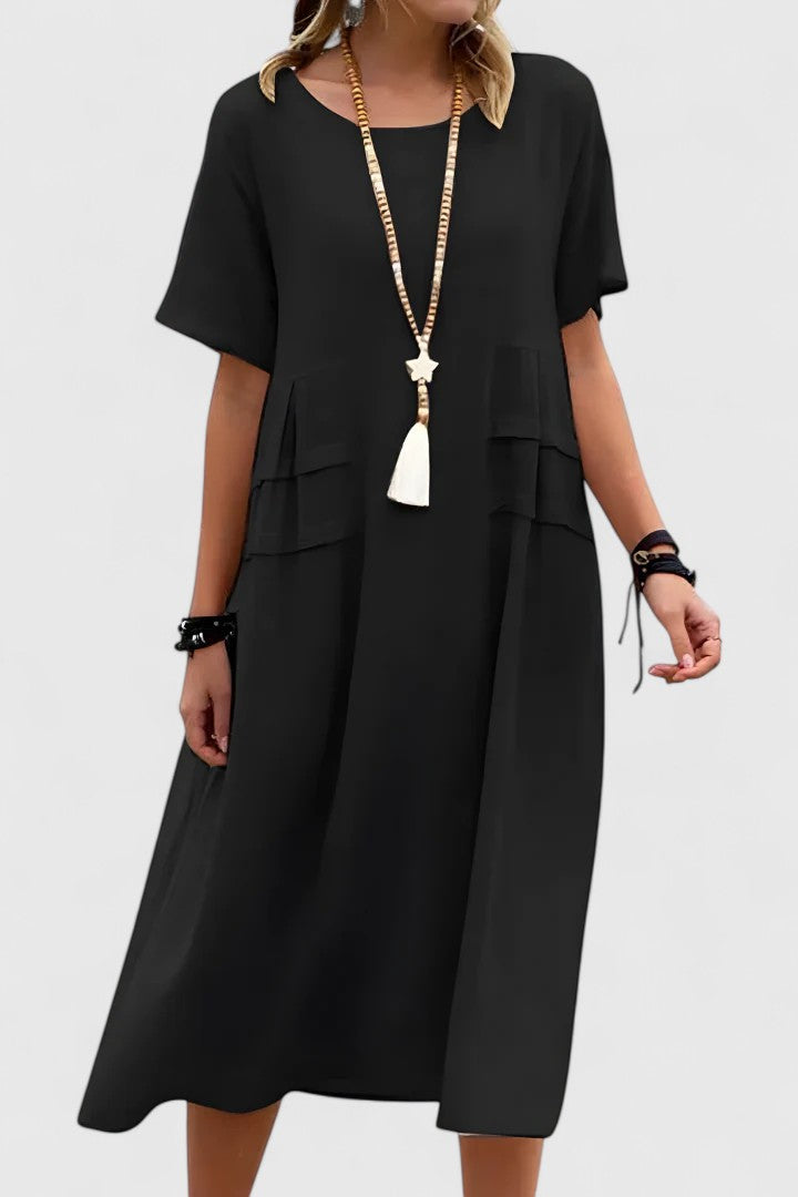 Krystina™ | Flattering Long Sleeve Midi Dress 4