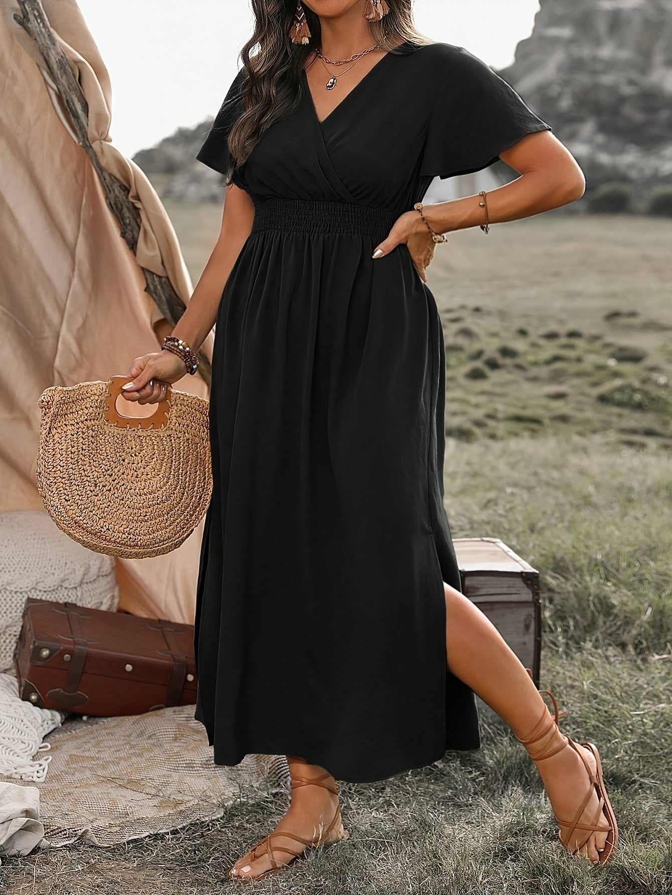 Mabel™ | Flattering Floral Maxi Dress for Women
