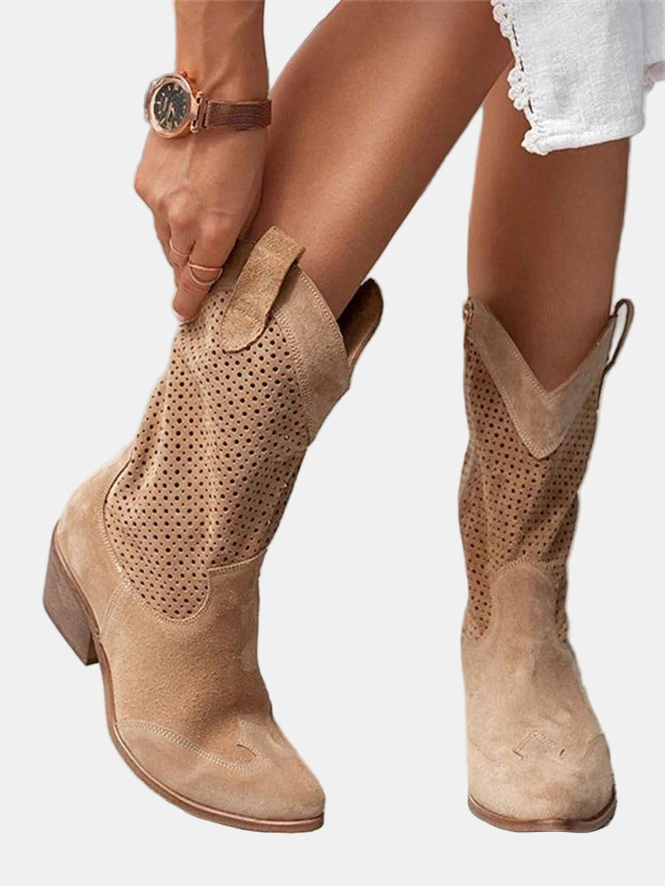 Piper | Perforated Ankle Boots 7