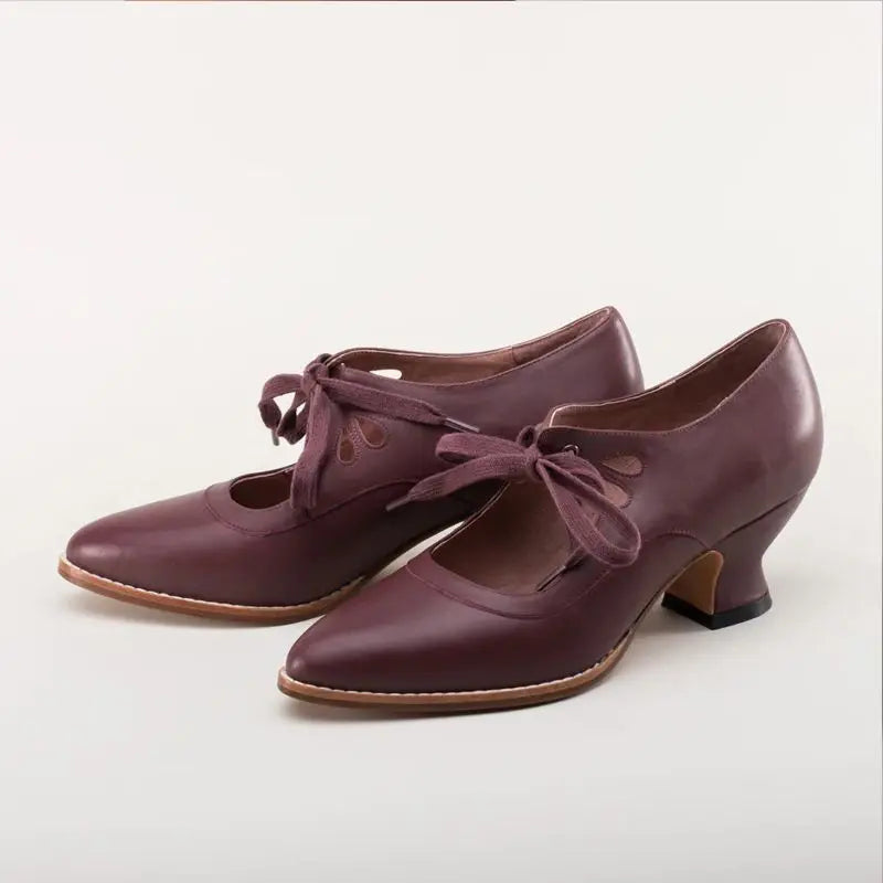 Angela™ - Orthopedic Leather Heeled Sandals