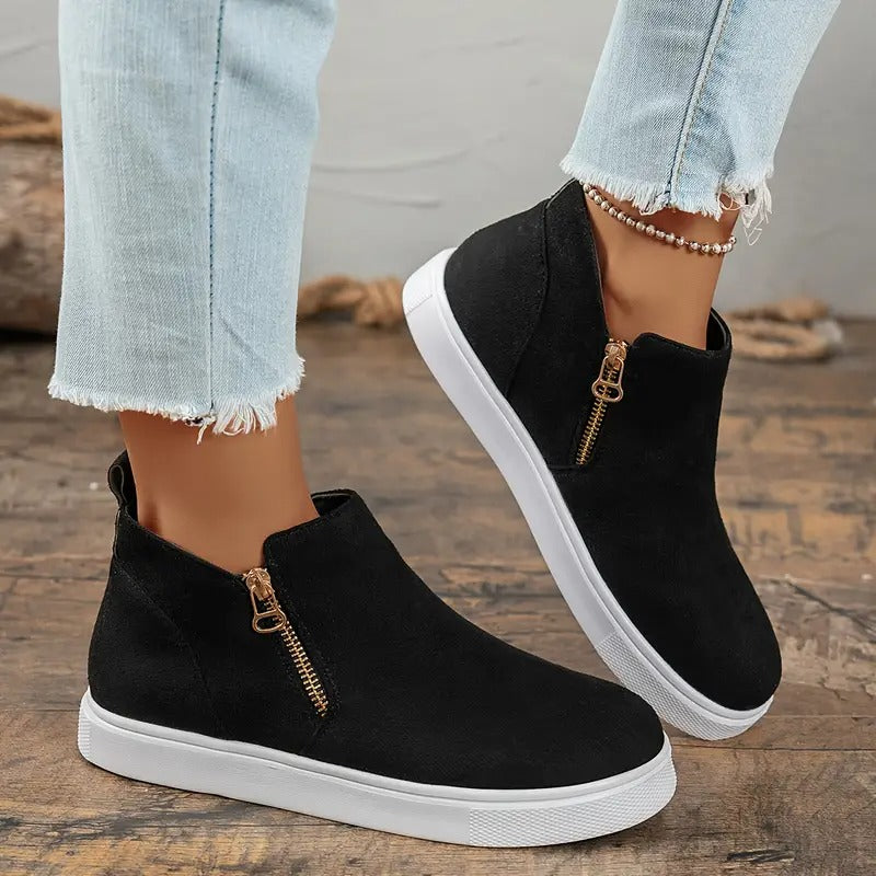 Sophia™ | Chic Black Ankle Boots for Women 4