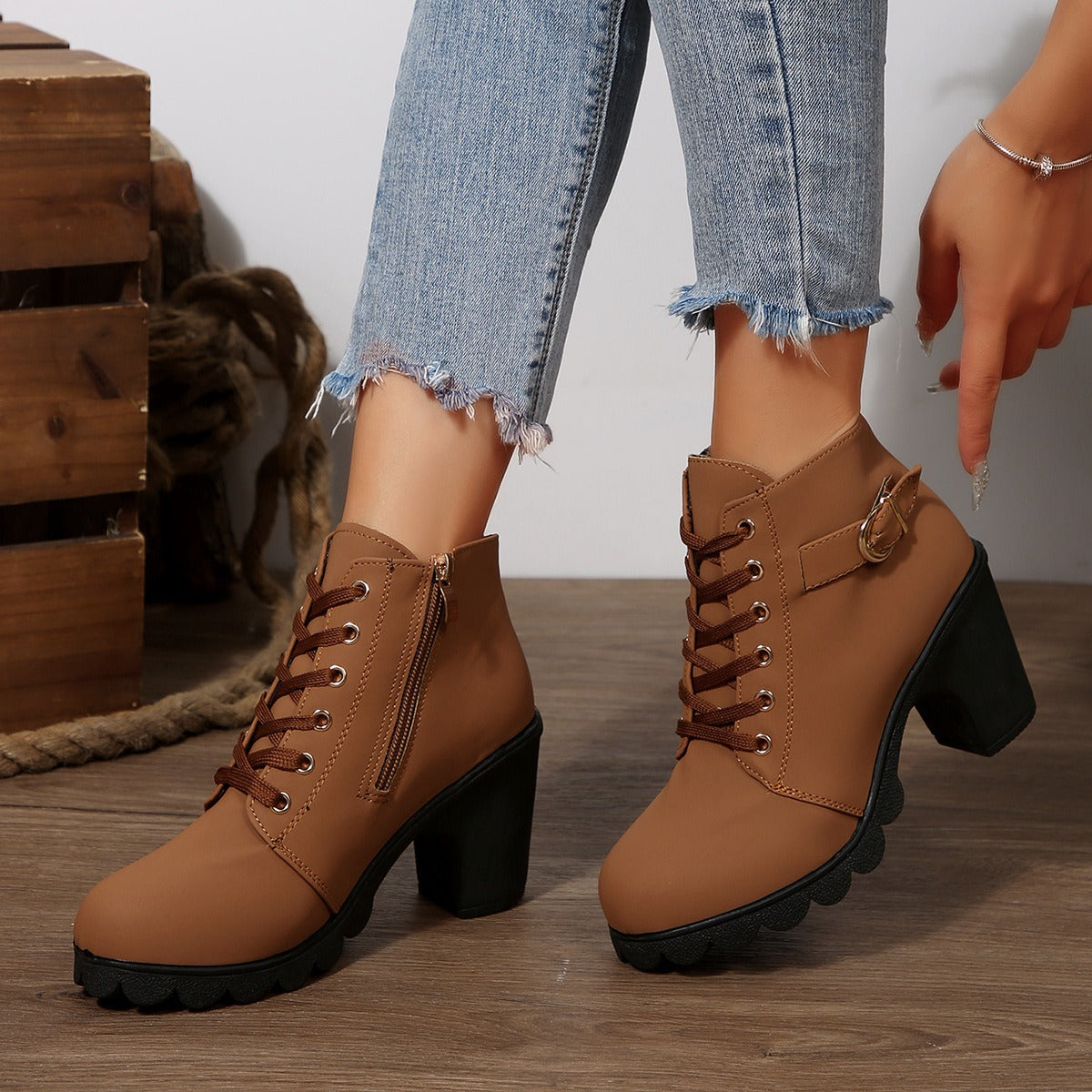 Sophia™ | Elegant Black Leather Boots 5