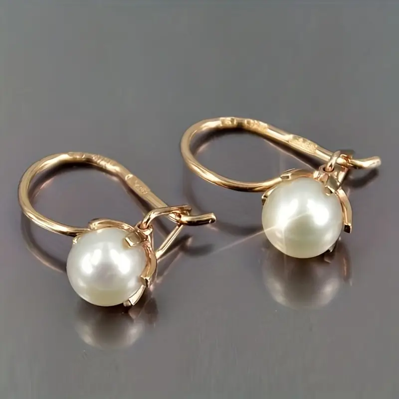 Sophia™ | Elegant Real Pearl Drop Earrings