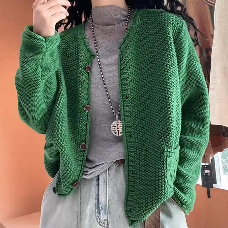 Valentina™ | Chic Pocket Cardigan for Women