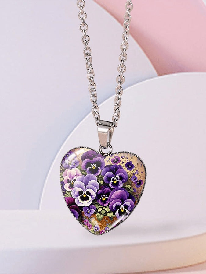 Viola™ | Elegant Women's Heart Necklace