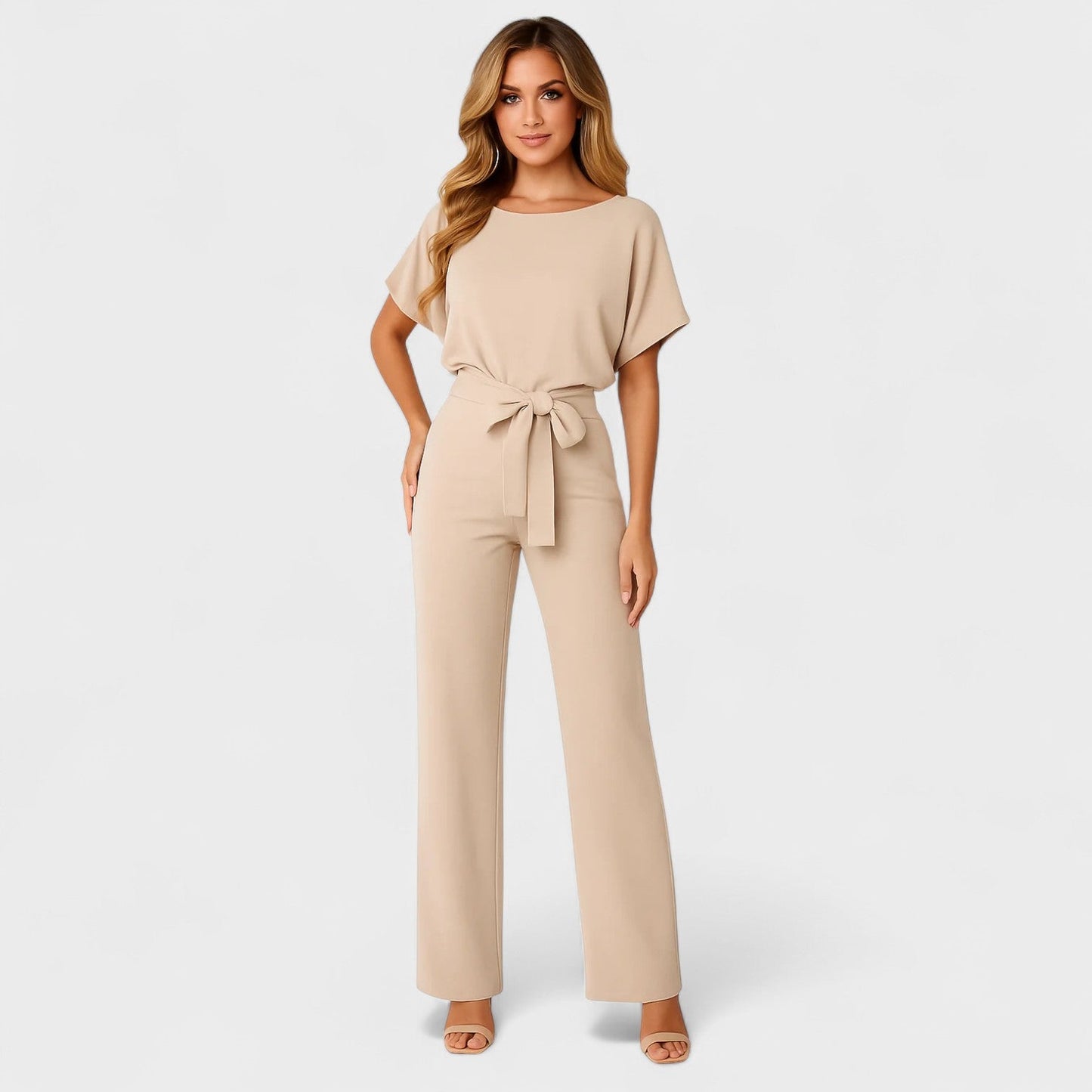 White Jumpsuit for Women - Elegant & Versatile Spring Style