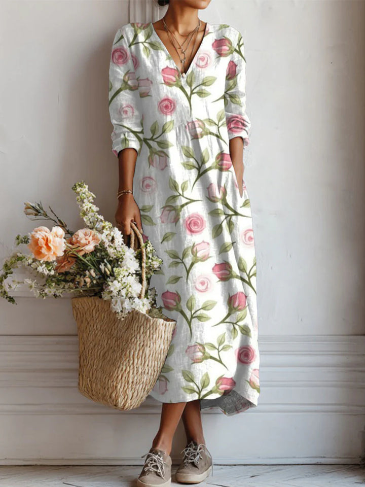 Emily™ | Elegant Floral Womens Dress