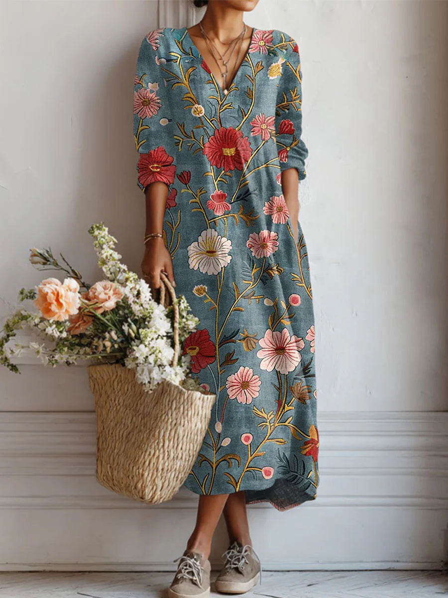 Emily™ | Elegant Floral Womens Dress