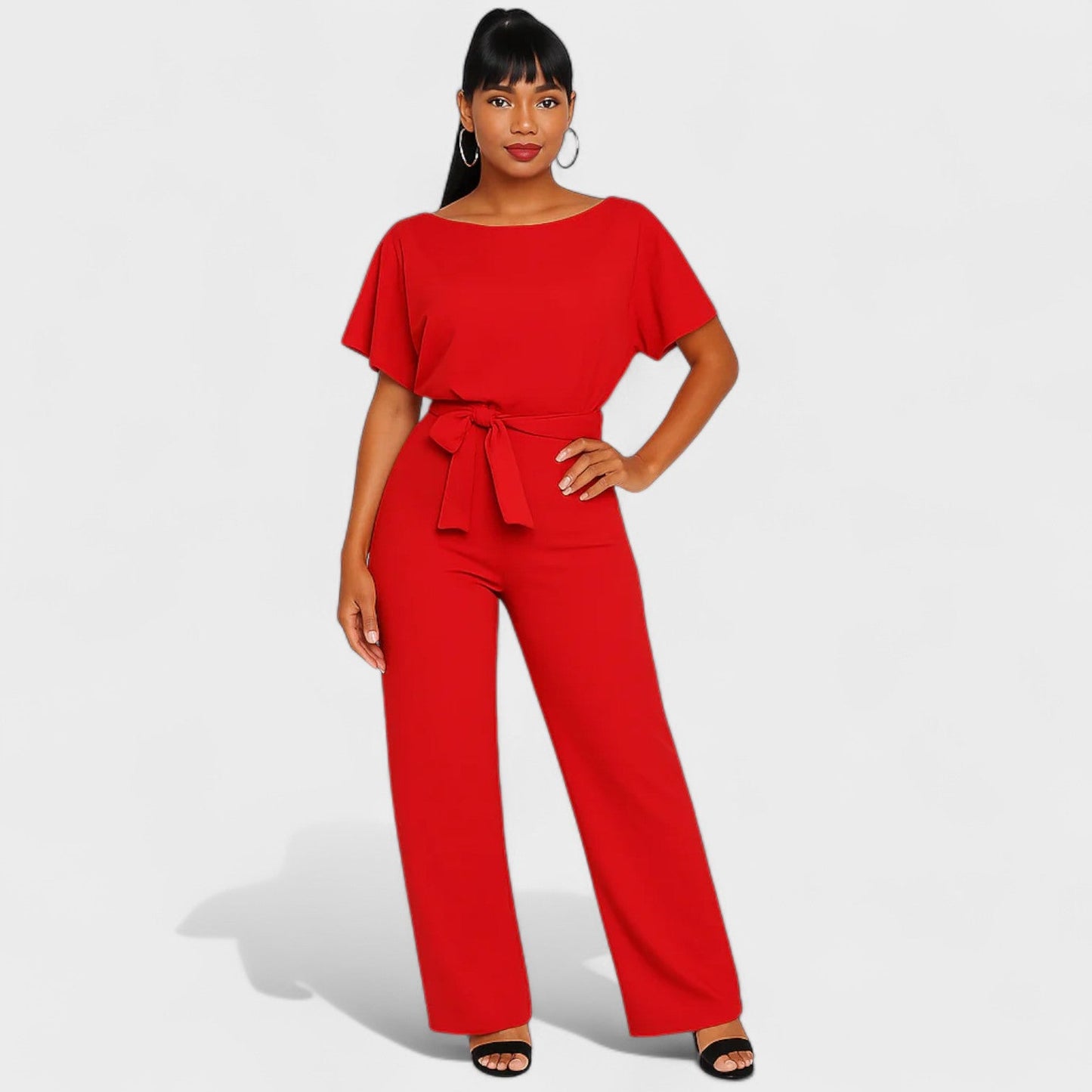 Variant image for White Jumpsuit for Women - Elegant & Versatile Spring Style-31