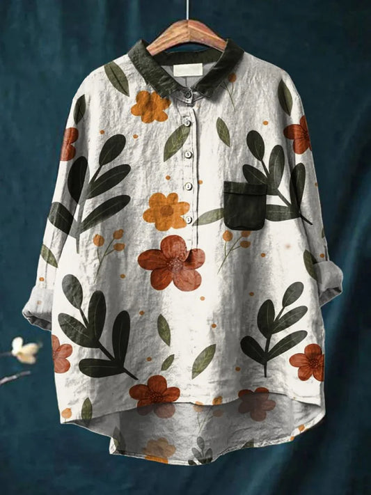Ava | Plant Art Shirt