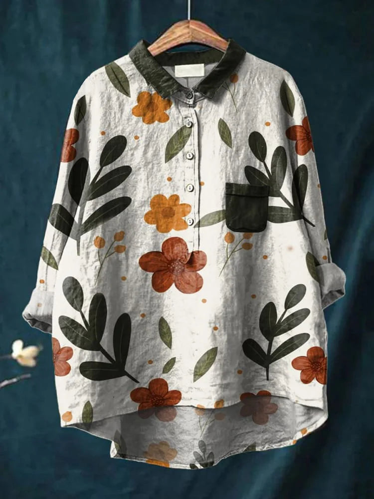 Ava | Plant Art Shirt