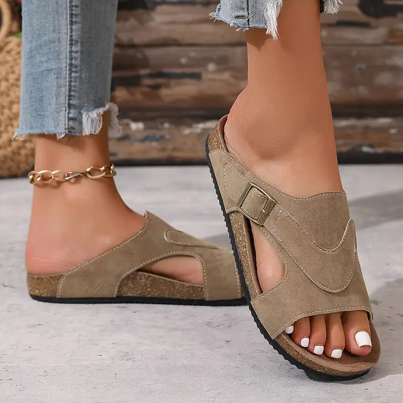 Liva™ - Casual leather orthopedic sandals