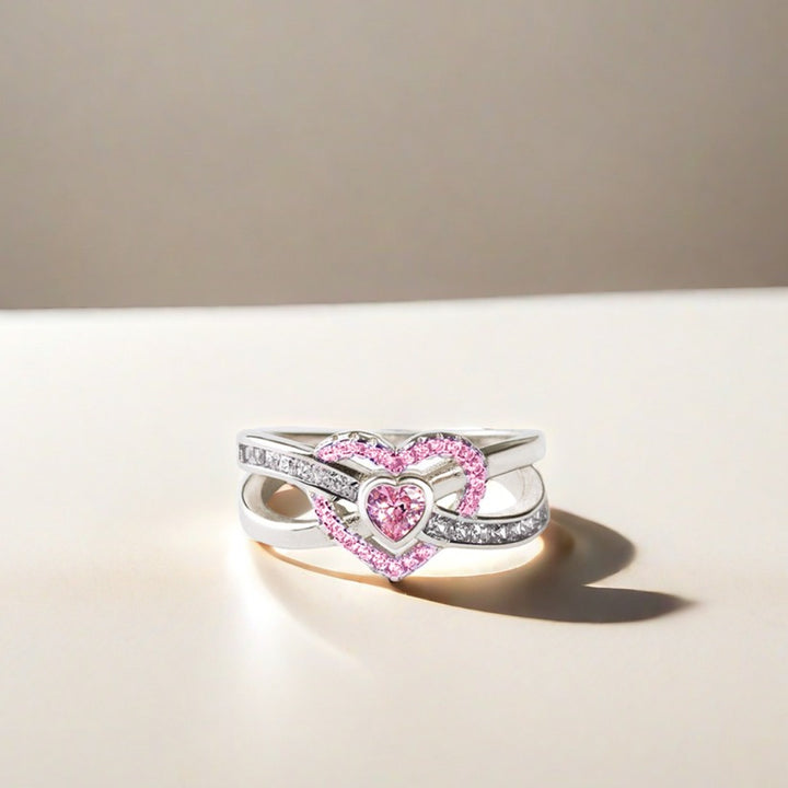 Awareness of breast cancer Infinite Love Ring