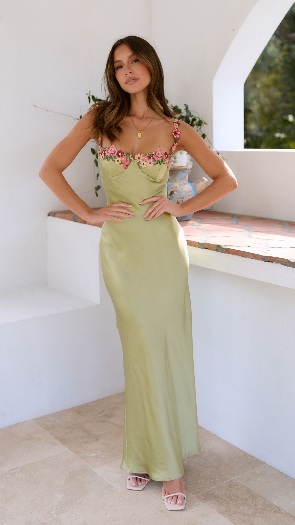 Chelsey Floral Maxi Dress - Elegant Long Dress for Every Occasion