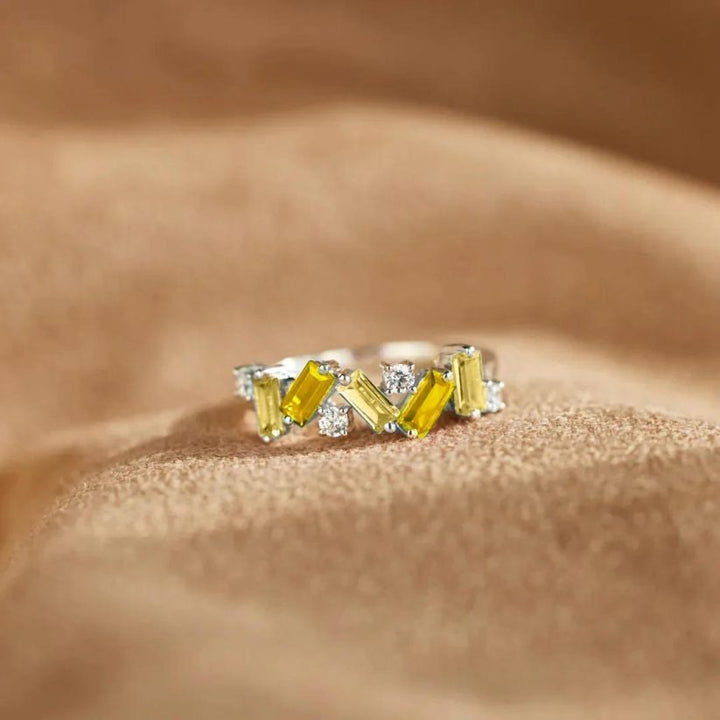 Childhood Cancer Awareness-diamond ring