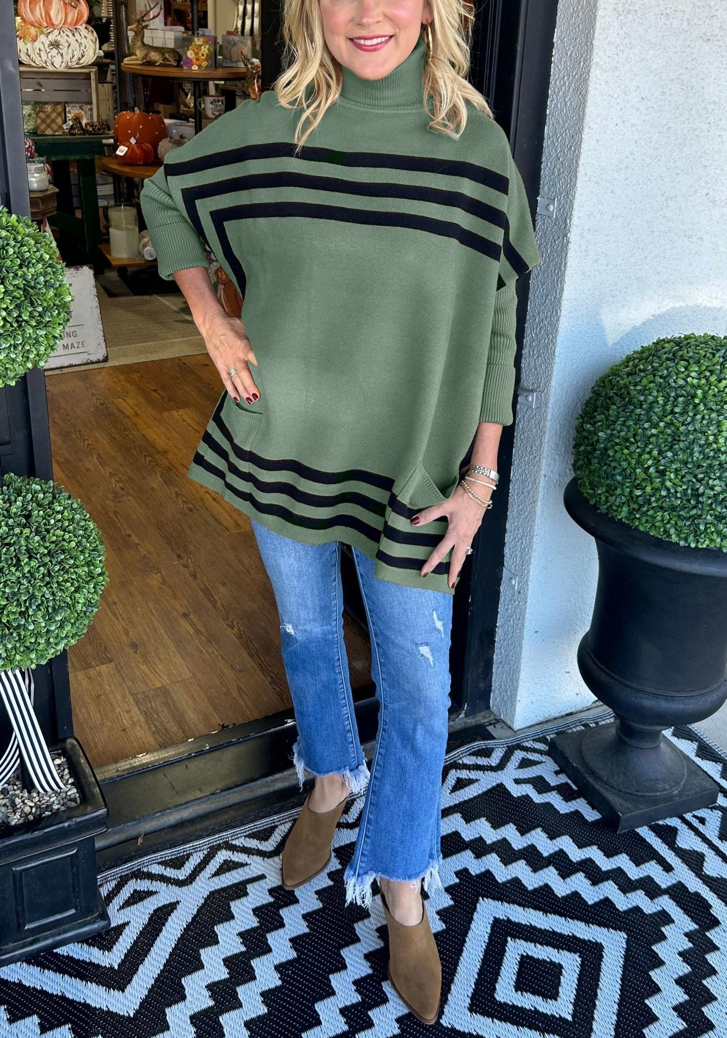 Gretta | Bat Sleeve Sweater