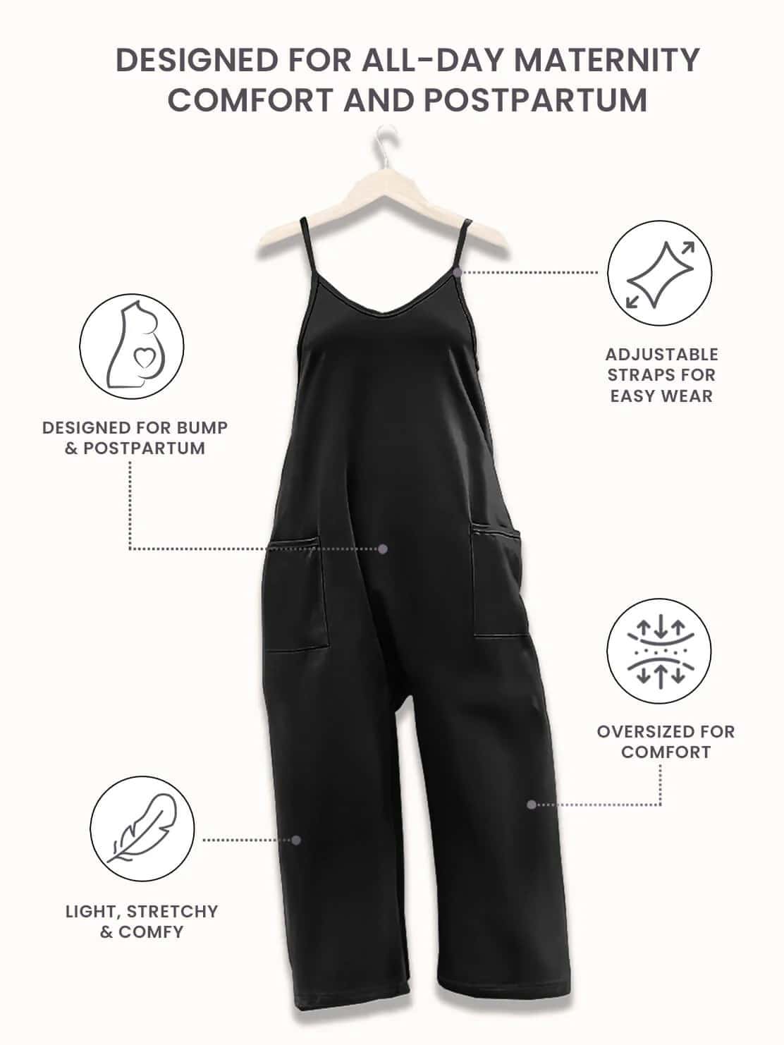 Maternity & Postpartum Jumpsuit