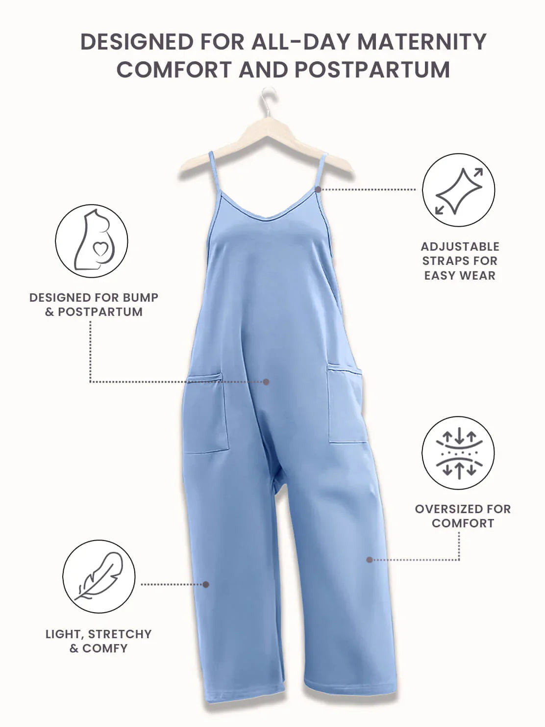 Maternity & Postpartum Jumpsuit