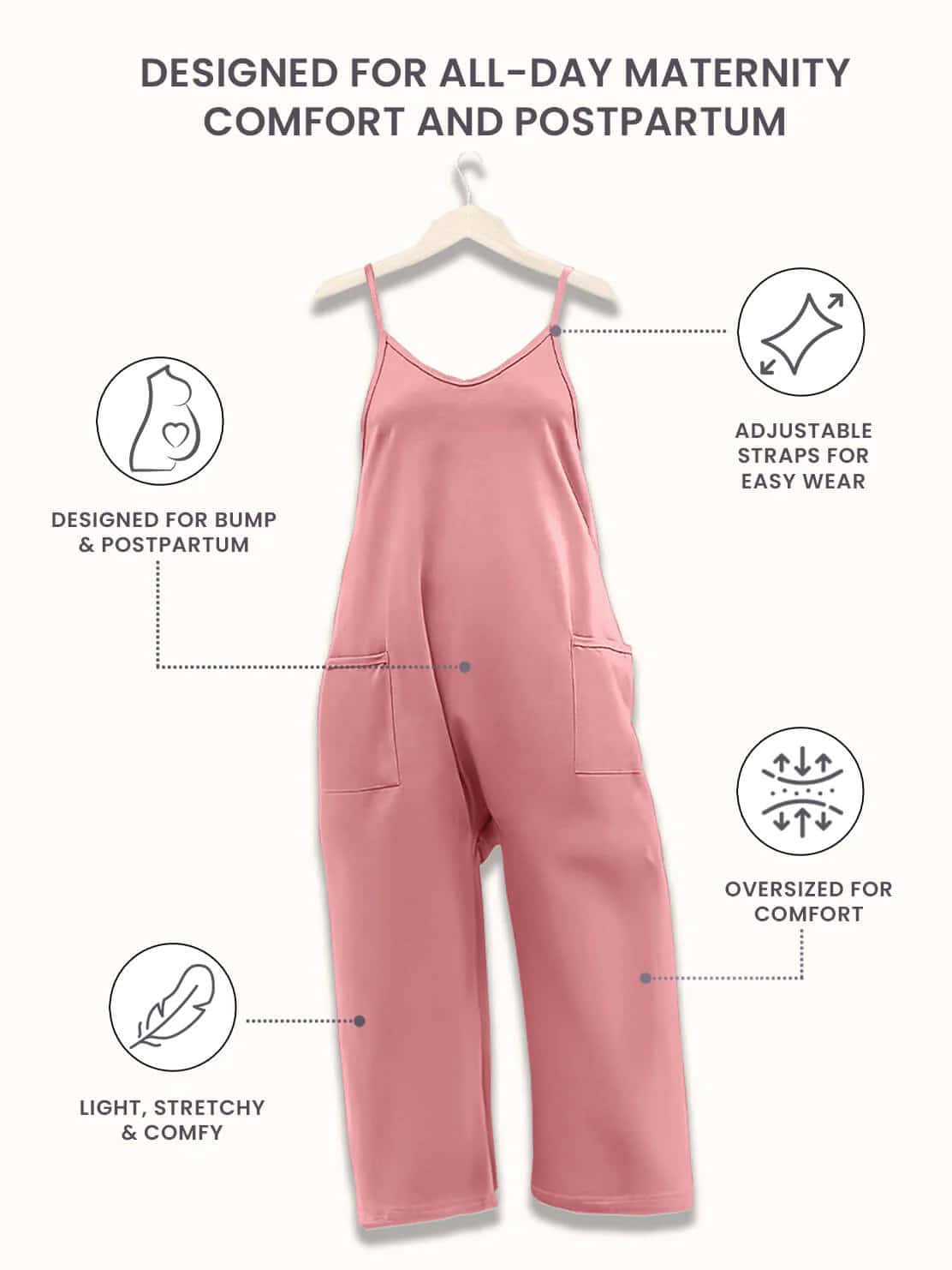 Maternity & Postpartum Jumpsuit