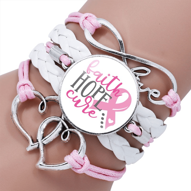 Alicia | Breast Cancer Awareness Women's Handmade Bracelet