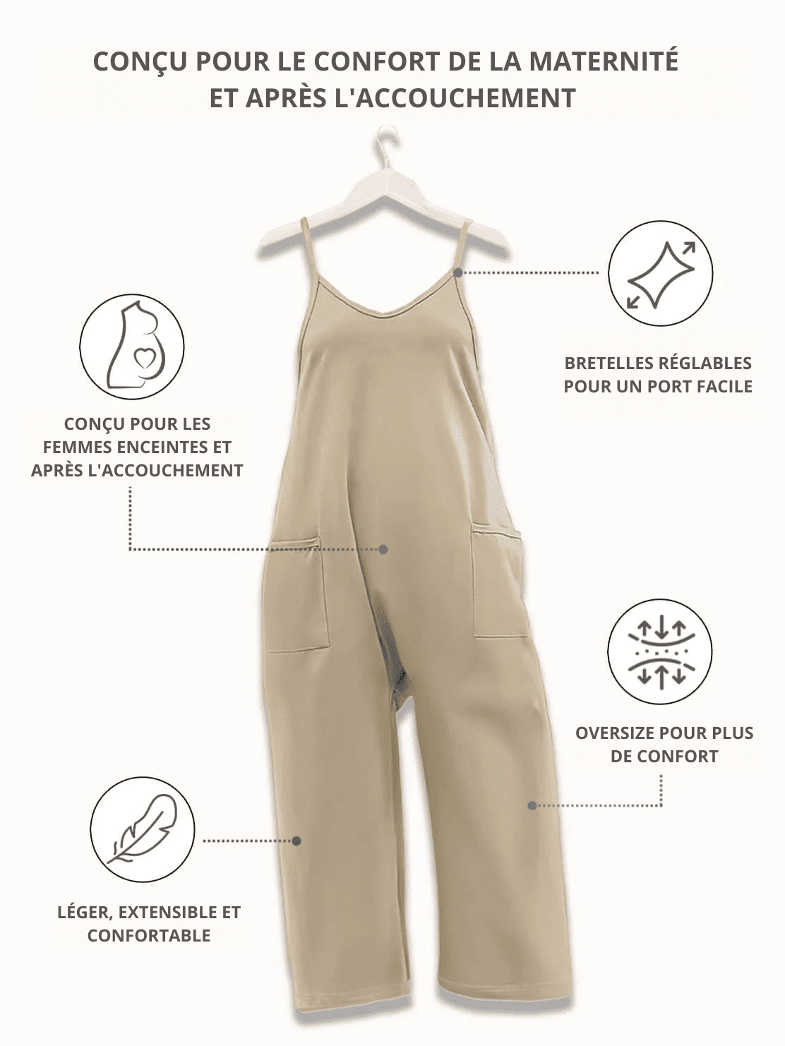 Maternity & Postpartum Jumpsuit
