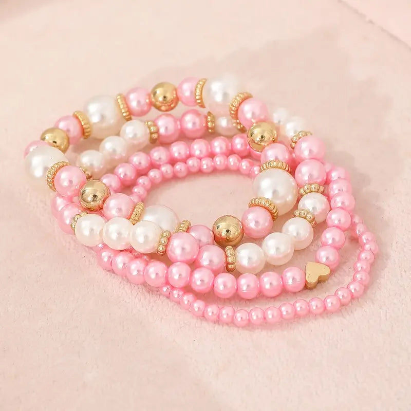 4 Piece Love Bracelet | Together against breast cancer