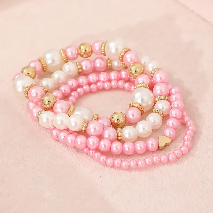 4 Piece Love Bracelet | Together against breast cancer