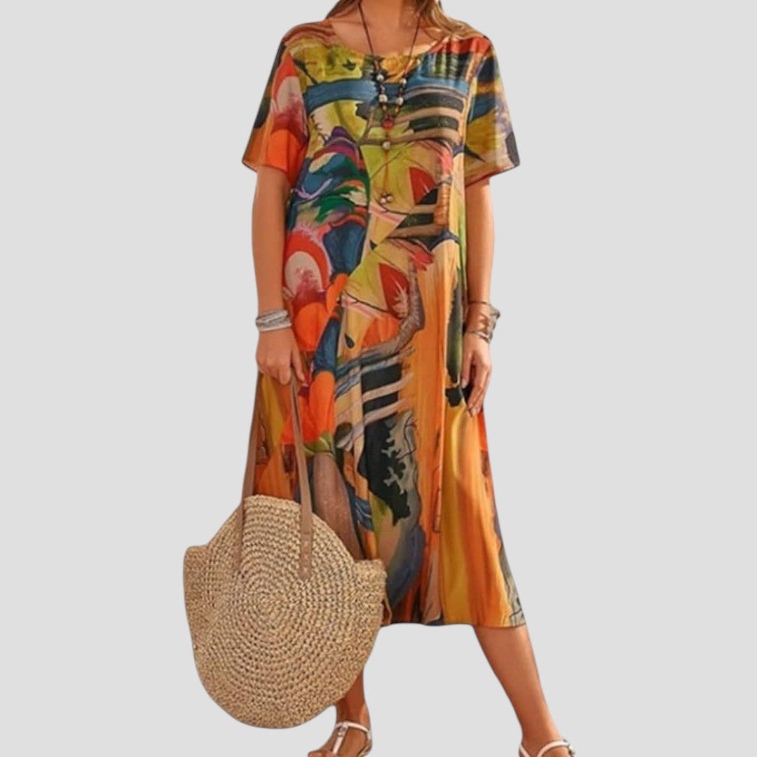 Vittoria™ - MIDI Summer Dress for All-Day Comfort