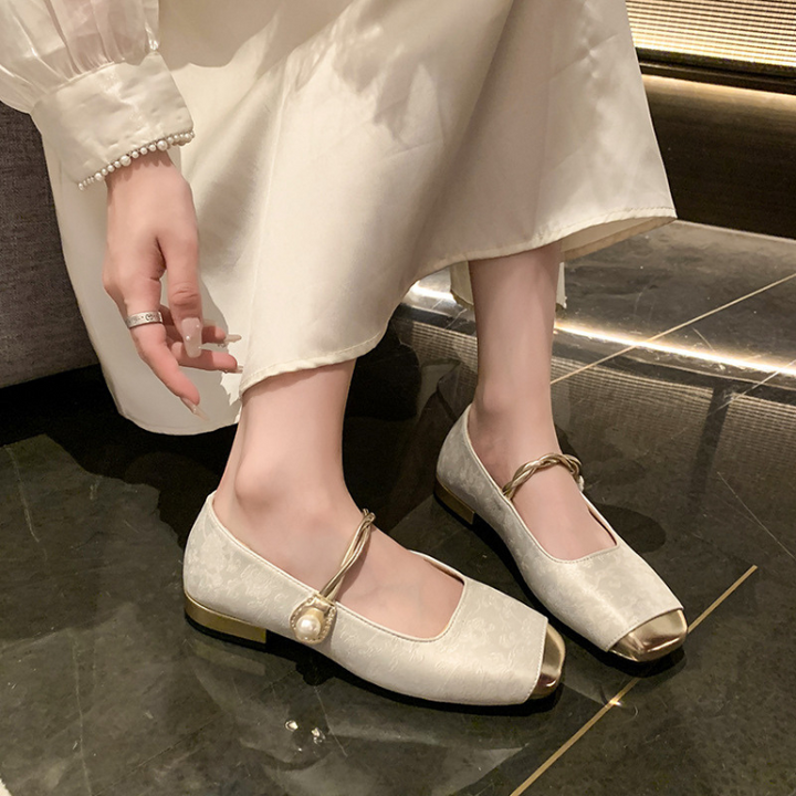 Emerald Grace Ballet Flats - Elegant Design & All-Day Comfort for Women