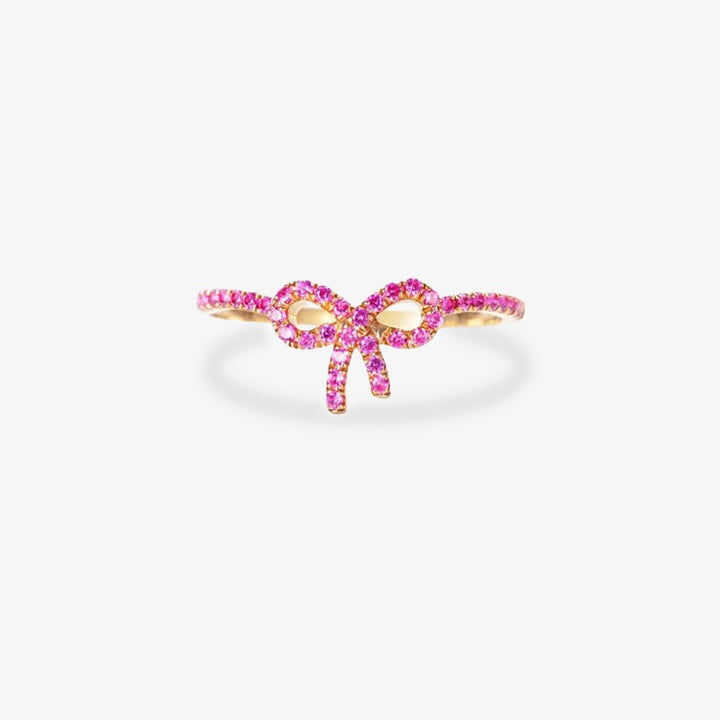S925 Raise Awareness Of Breast Cancer Pink Ribbon Ring