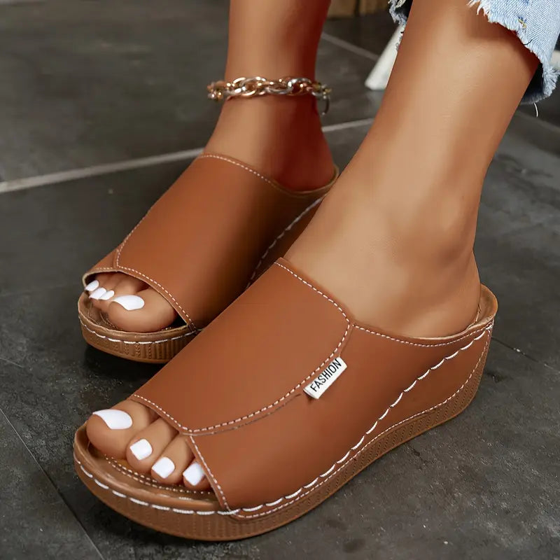 Live™ - Casual leather orthopedic sandals