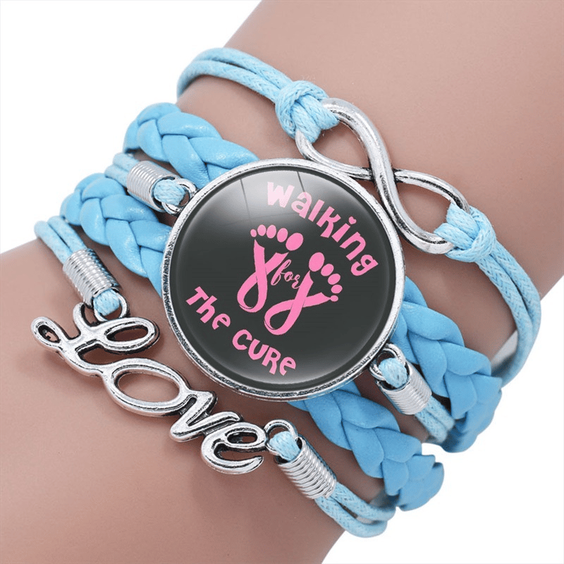 Alicia | Breast Cancer Awareness Women's Handmade Bracelet