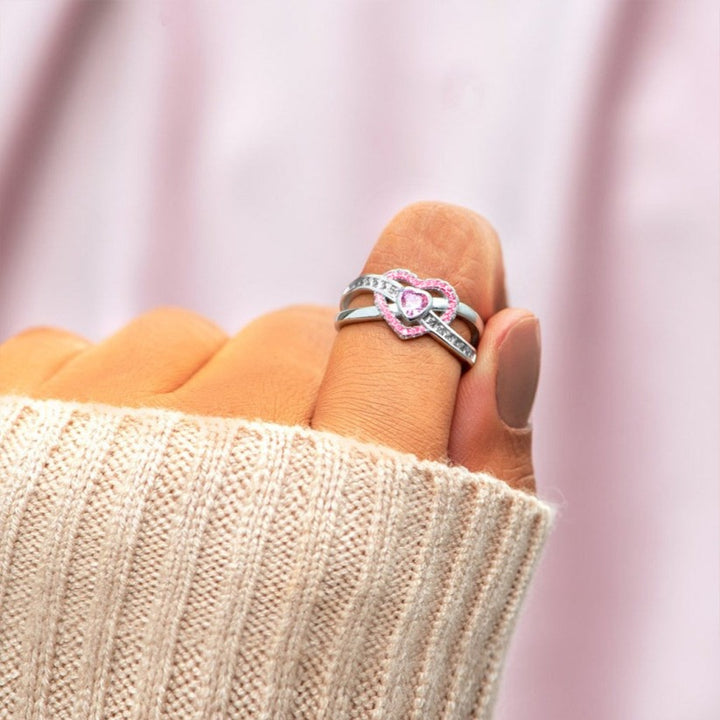 Awareness of breast cancer Infinite Love Ring