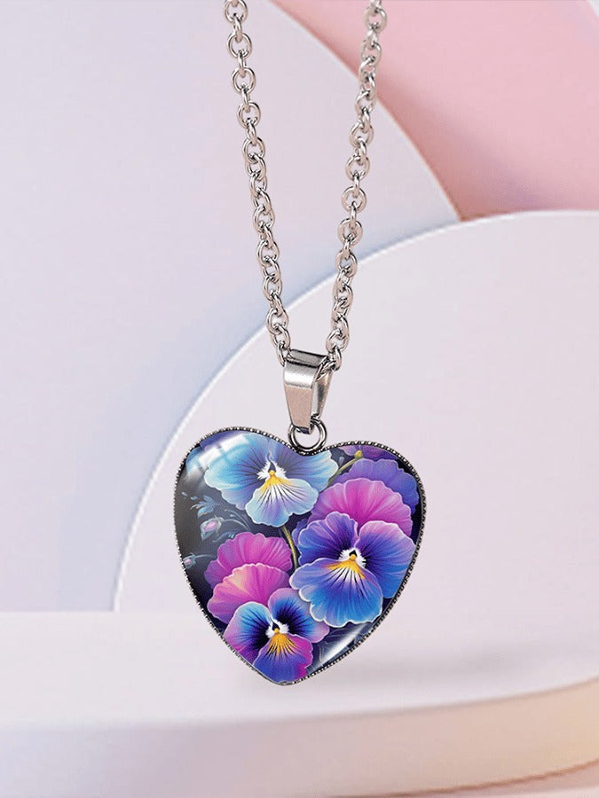 Viola™ | Elegant Women's Heart Necklace